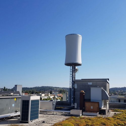 Mobilfunkstandort integriert mit inSPIRE-Technologie