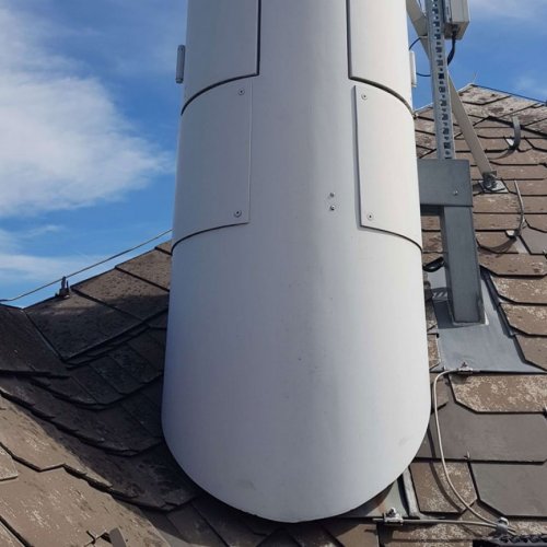 Rohrkonstruktion für die Integration von Antennen