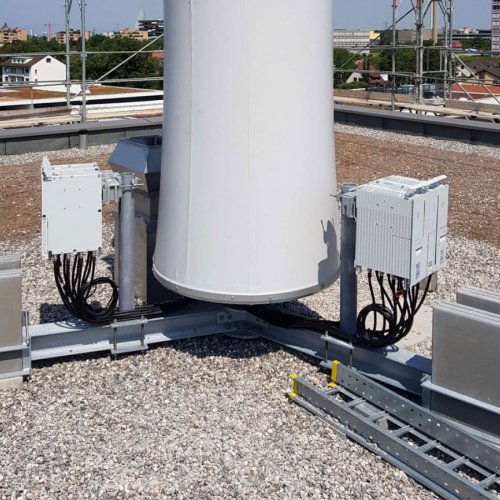 Mobilfunkstandort integriert mit inSPIRE-Technologie